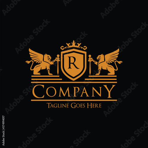 Griffin Heraldic Logos