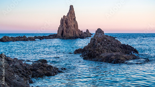 Las Sirenas Reef, Cala de las Sirenas, Cabo de Gata-Níjar Natural Park, UNESCO Biosphere Reserve, Almería, Andalucía, Spain, Europe
