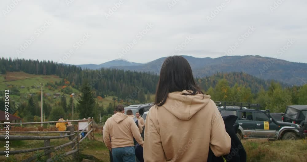 back shoot, on a journey of exploration with this tourism video, featuring a young man and woman camping in the mountains and forest, experiencing the beauty of nature across different seasons back shoot, on a journey of exploration with this tourism video, featuring a young man and woman camping in the mountains and forest, experiencing the beauty of nature across different seasons