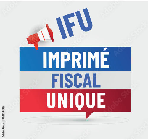 IFU - imprimé fiscal unique - impot foncier