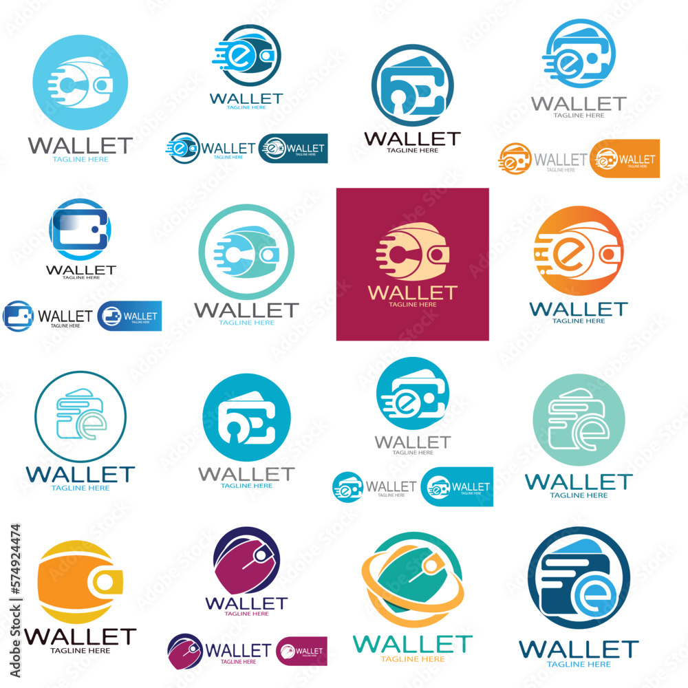 e wallet logo design illustration icon with a simple modern concept, for electronic wallets, digital money storage applications, digital savings, digital money transactions,vector e wallet logo design illustration icon with a simple modern concept, for electronic wallets, digital money storage applications, digital savings, digital money transactions,vector