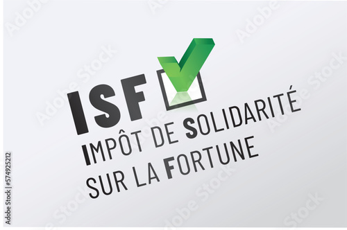 ISF - impot de solidarité sur la fortune