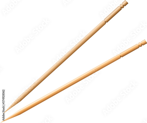 Toothpicks Wooden , Bamboo Toothpick small sharp, Realistic wood.  photo