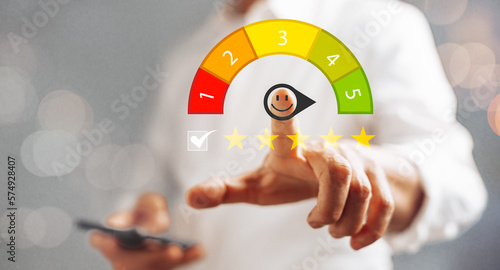 Customers rate their satisfaction and feedback very impressed with 5 stars through the application