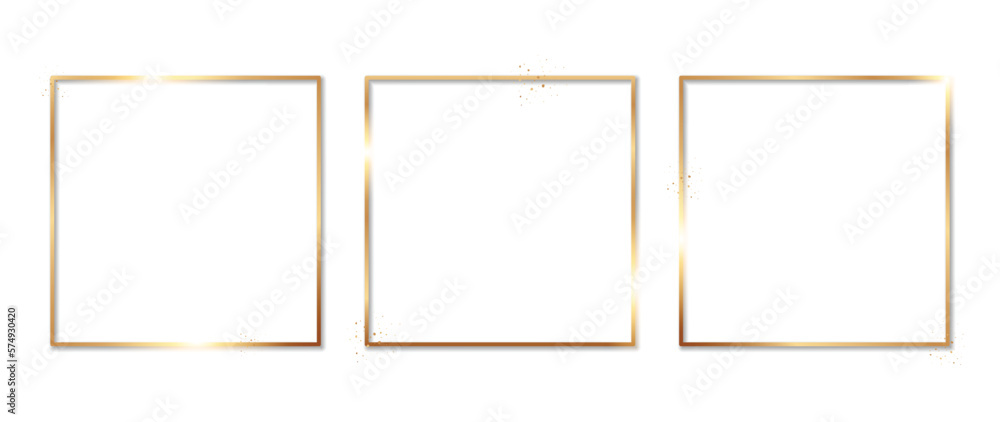 Set of luxury geometric golden frame vector. Gradient gold art deco, antique, vintage style, glitter decorative border line shape. Elegant design illustration for card, decoration, poster, banner. Set of luxury geometric golden frame vector. Gradient gold art deco, antique, vintage style, glitter decorative border line shape. Elegant design illustration for card, decoration, poster, banner.