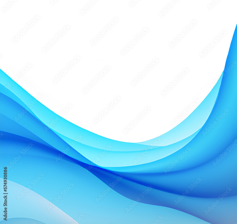Abstract modern blue wave vector background Abstract modern blue wave vector background