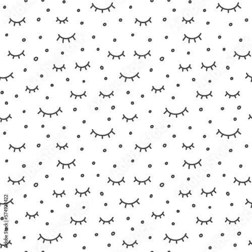 Eye seamless pattern