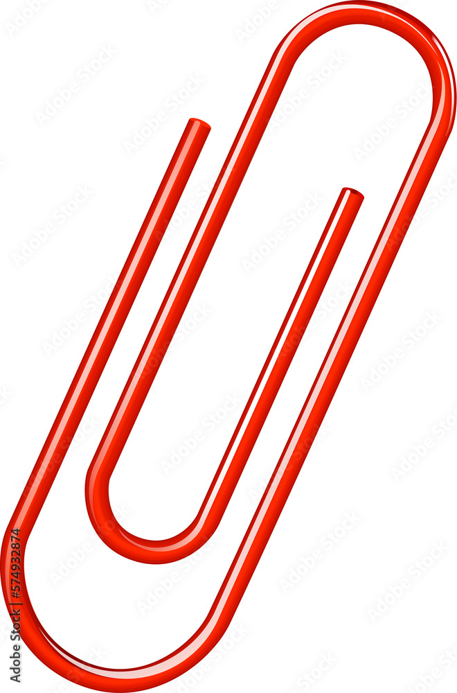 Paper clips clamp. Colour cartoon office paperclip. Paper clip icon attached attach document or file. Paper clips clamp. Colour cartoon office paperclip. Paper clip icon attached attach document or file.