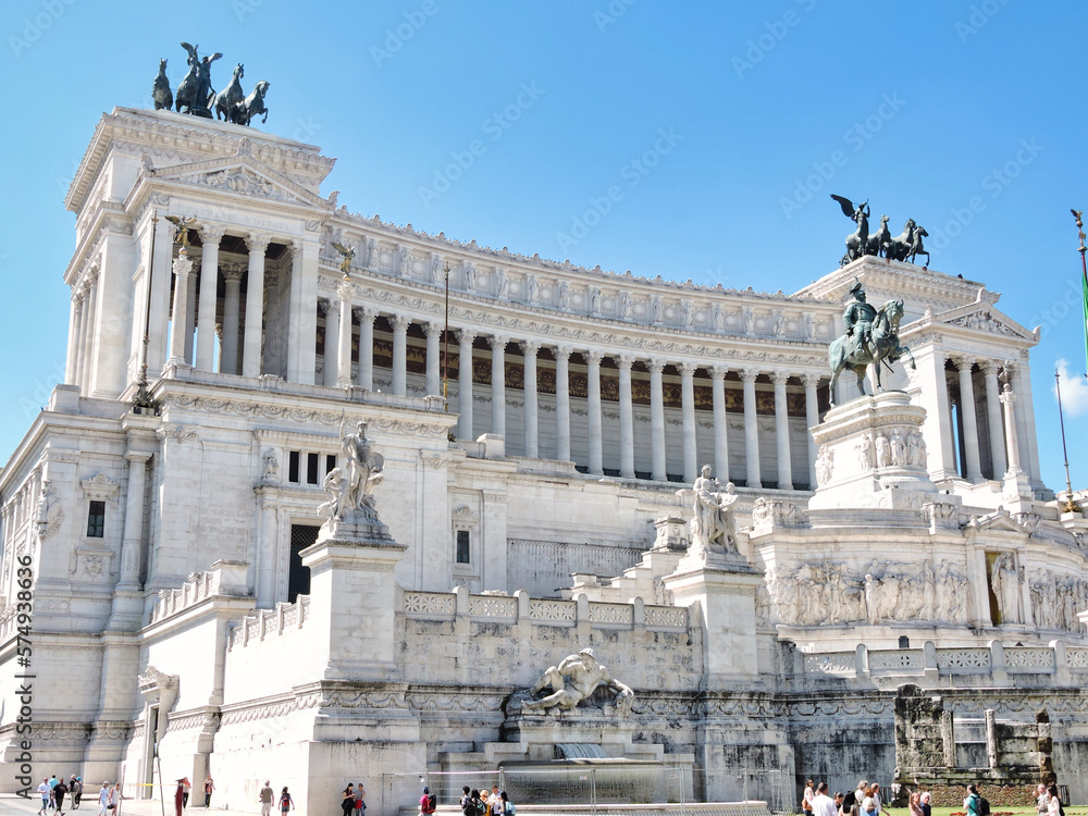 The Italian parliament building in Rome