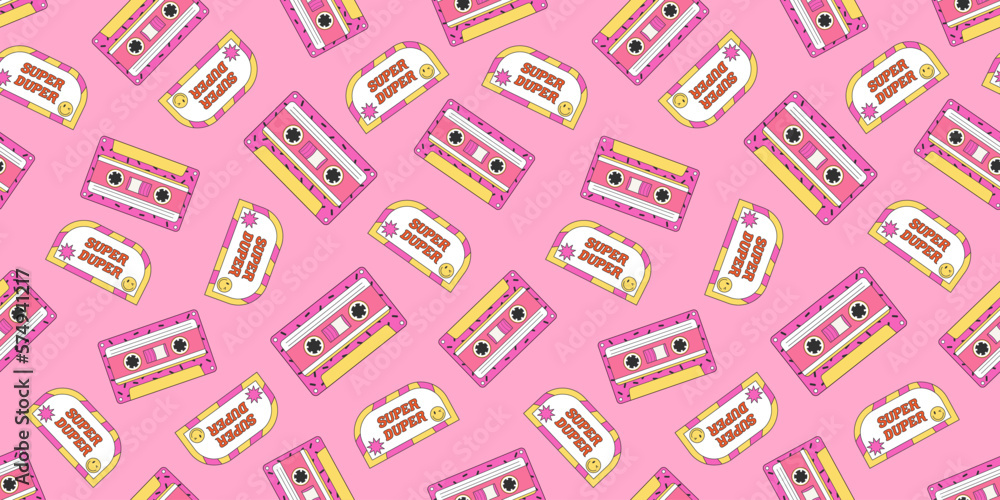 Y2k Style seamless pattern Y2k Style seamless pattern