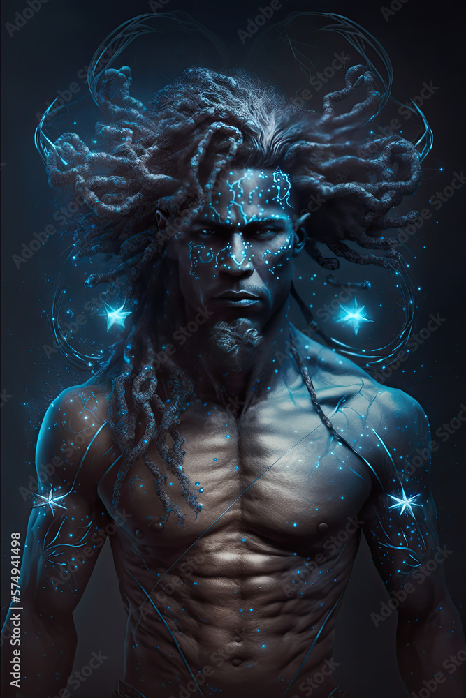 Aquarius Greek/Roman Sculpted Design Generative AI Aquarius Greek/Roman Sculpted Design Generative AI
