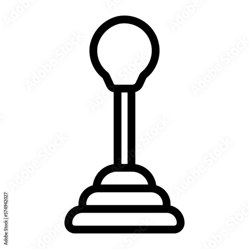 gearshift line icon