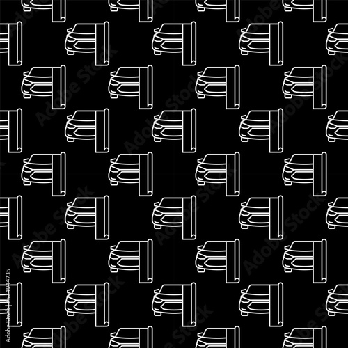 Vehicle Wrapping and Advertising vector dark concept seamless pattern