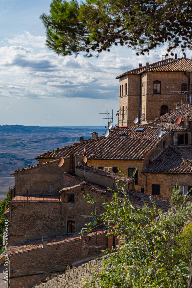 view of the town Volterra