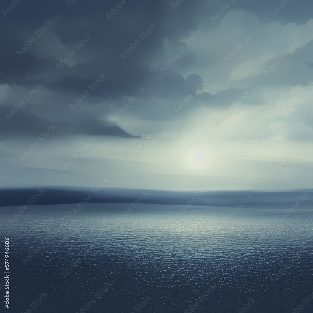 Obraz premium clouds over the sea