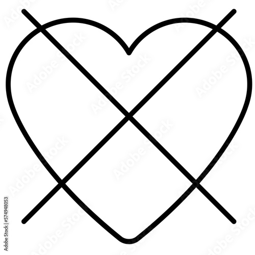 Corazón roto. Desamor. San Valentín. 