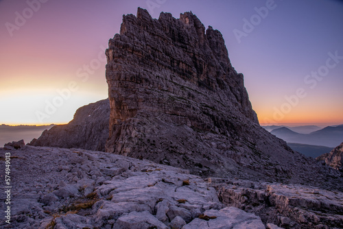 Dolomiti di Brenta all'alba	