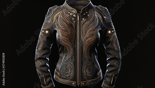 beautiful and special motorcycle leather jacket, in which every motorcyclist likes to race