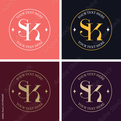 Sk logo design, Letter logo, alphabet logo, SK, Initials logo, Sk symbol, sign