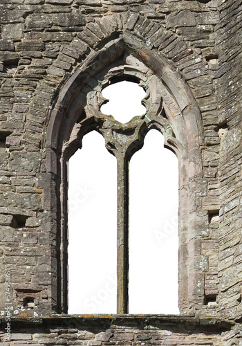 Cuadro en lienzo Gothic mullioned window