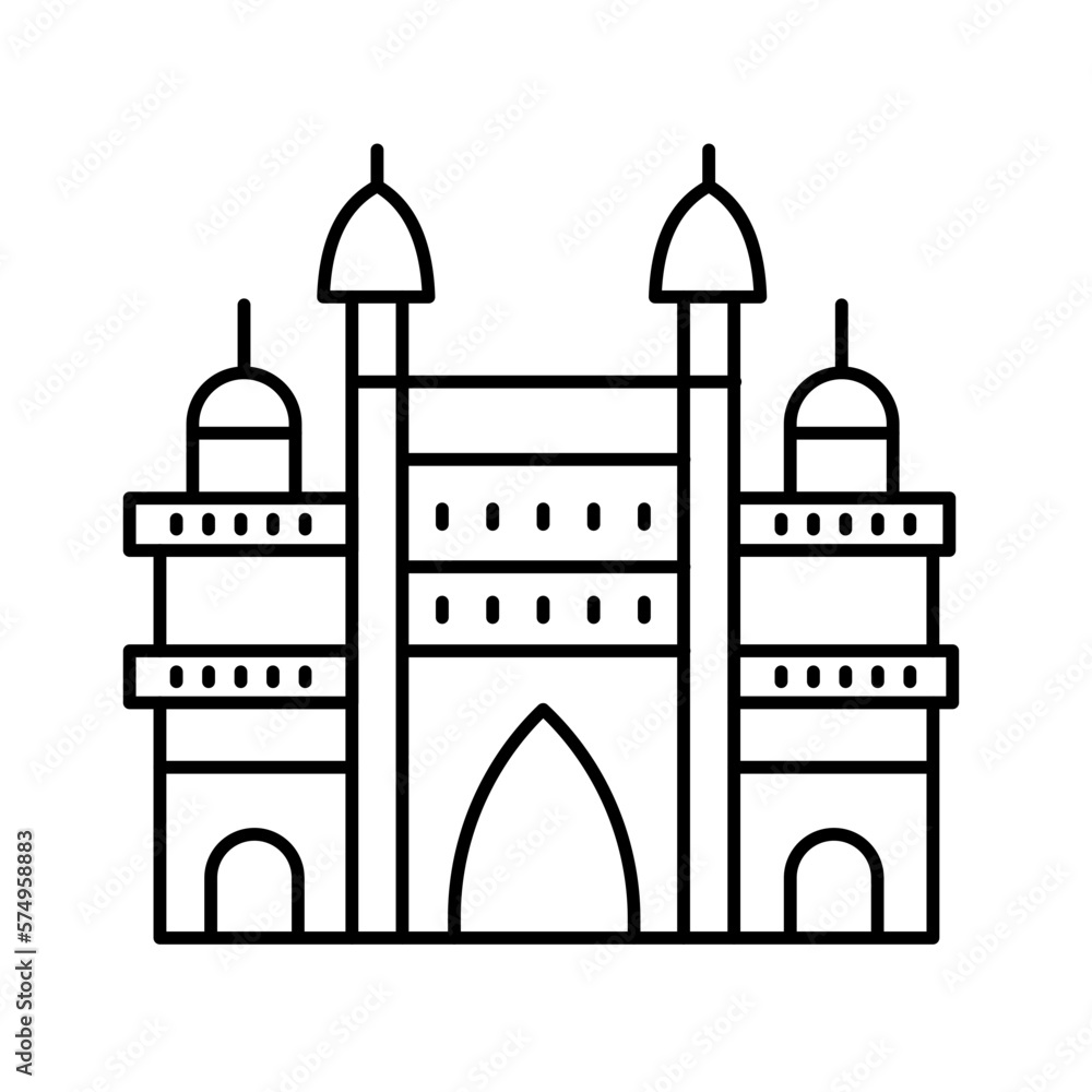 Capital of india Vector Icon which can easily modify


