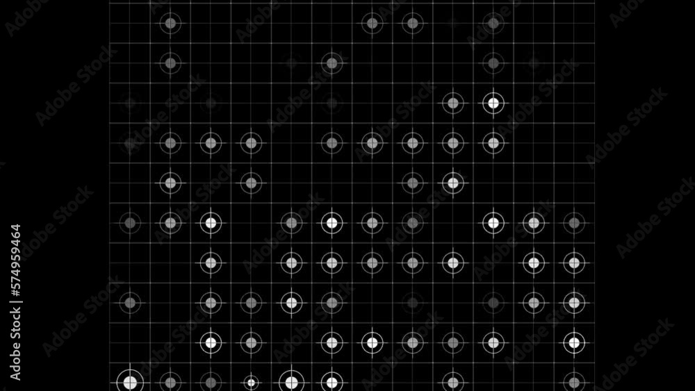 Damaged Grid Overlay Screen Animation Damaged Grid Overlay Screen Animation