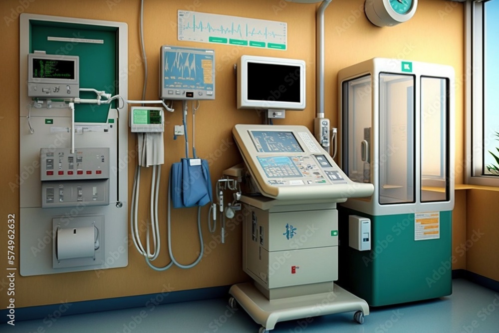 Welcoming Nurse Station at a Modern Hospital Welcoming Nurse Station at a Modern Hospital
