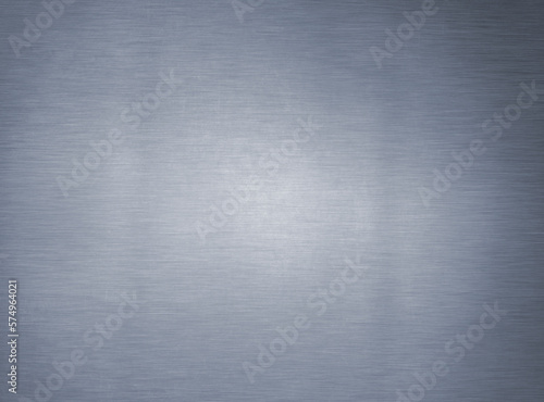 Stainless steel metal surface, aged and brushed