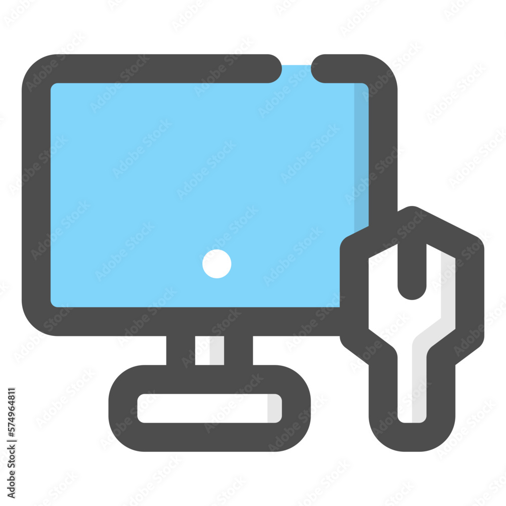 computerize colored icon computerize colored icon