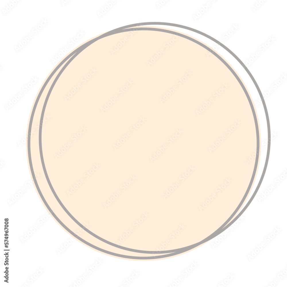 Basic Shape Abstract Figures Drawn Using Line
