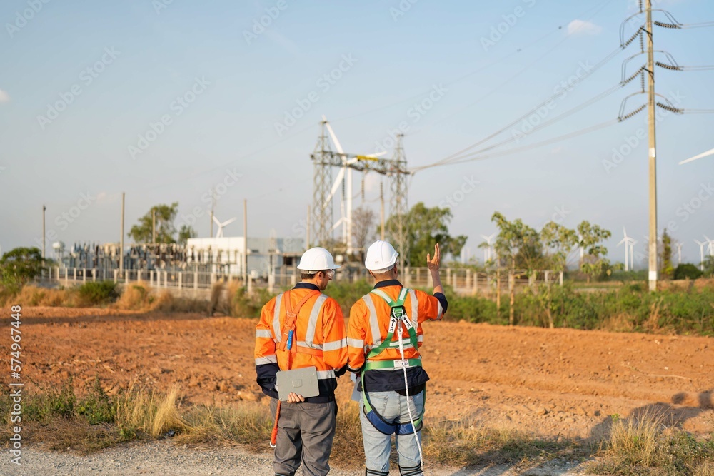 Wind turbine service engineer plan for inspection and maintenance renewable electricity generator Wind turbine service engineer plan for inspection and maintenance renewable electricity generator