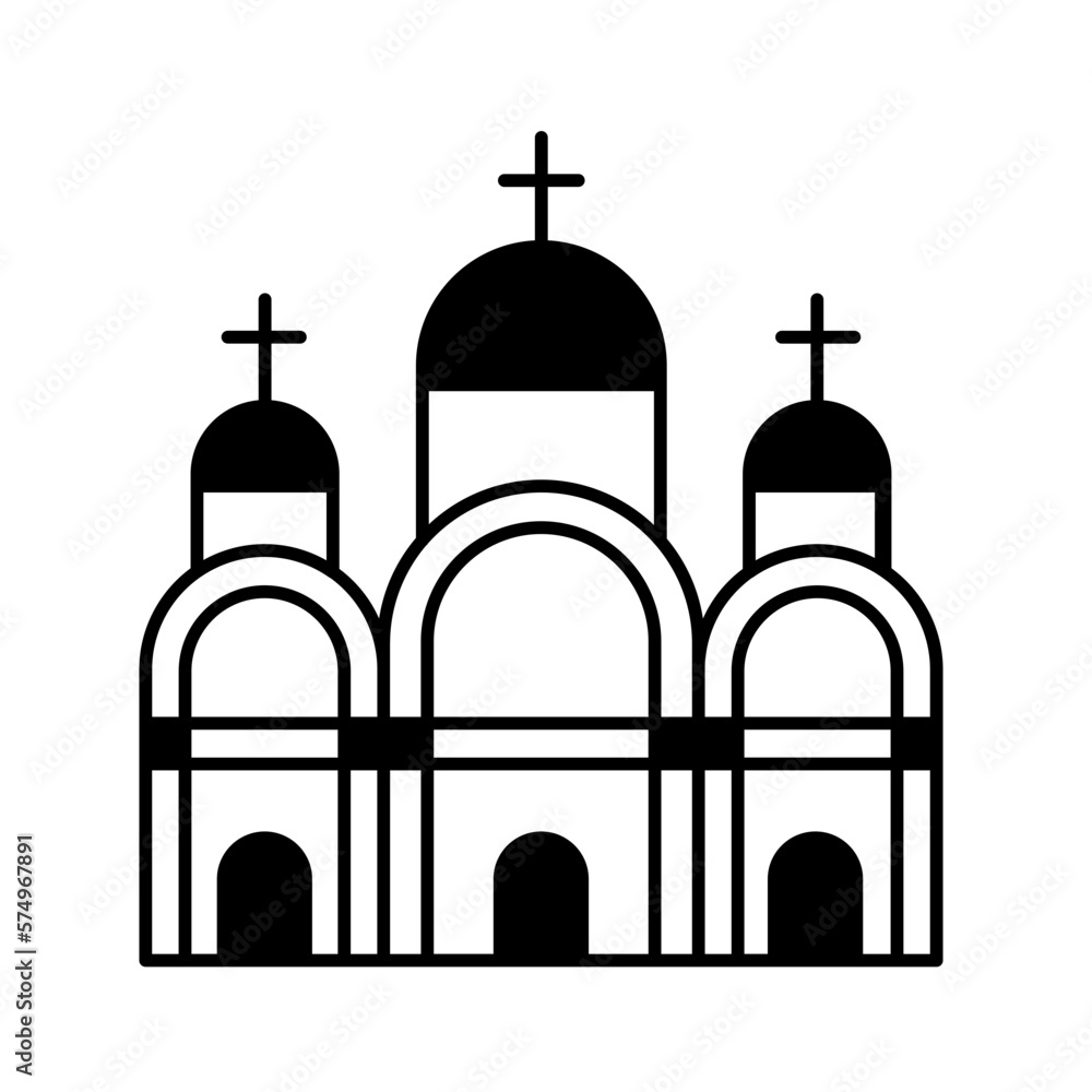 Kiev Vector Icon which can easily modify

