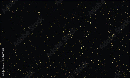 Gold particle element illustration