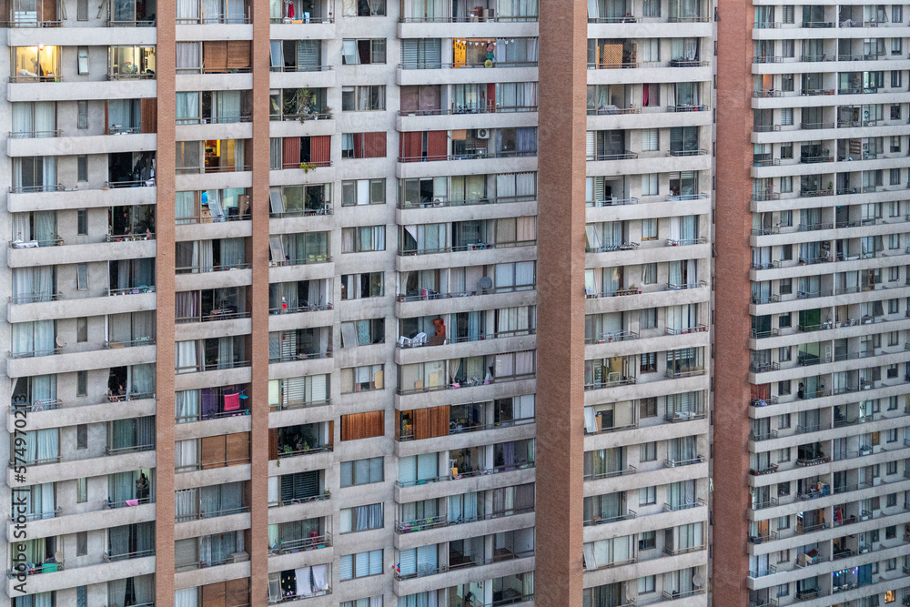 Apartment blocks in Chile, Santiago Apartment blocks in Chile, Santiago