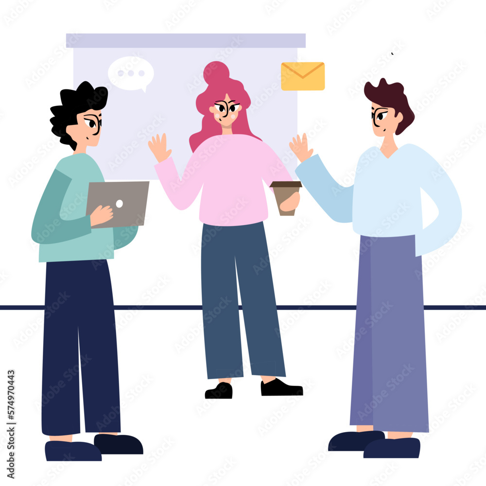 Digital marketing and promotion illustration.Workforce management concept. Digital marketing and promotion illustration.Workforce management concept.