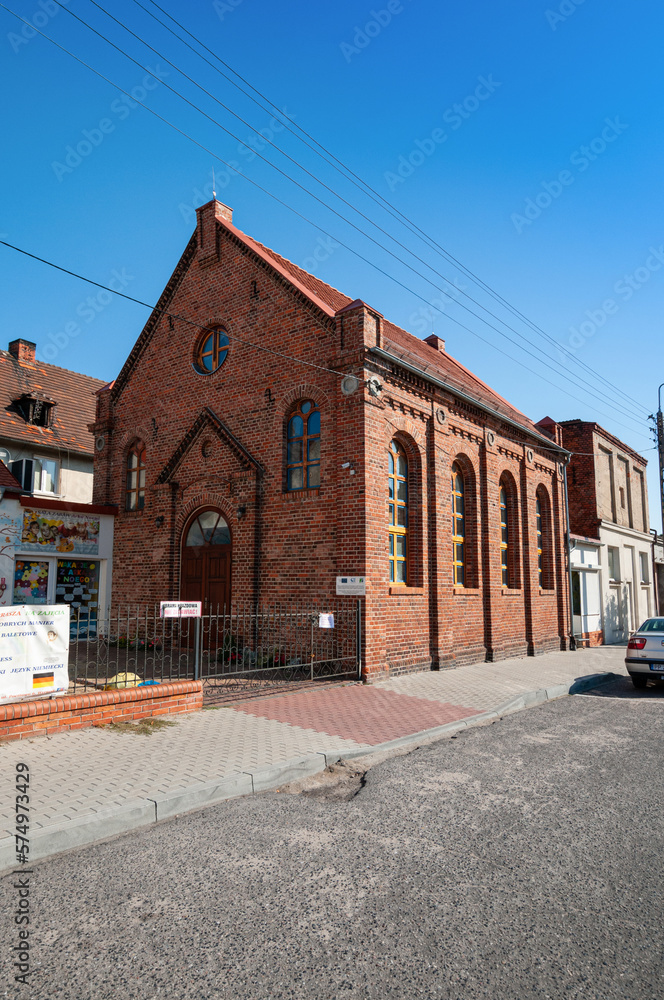 Synagogue in Wyrzysk, Greater Poland Voivodeship, Poland