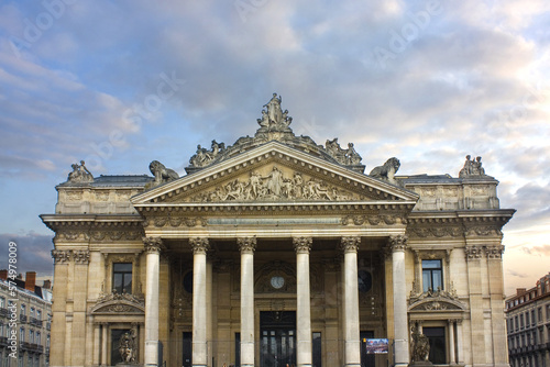 Brussels Stock Exchange in Belgium