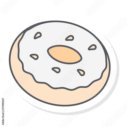 Sticker Bullet Journal Types and Kinds of Donut
