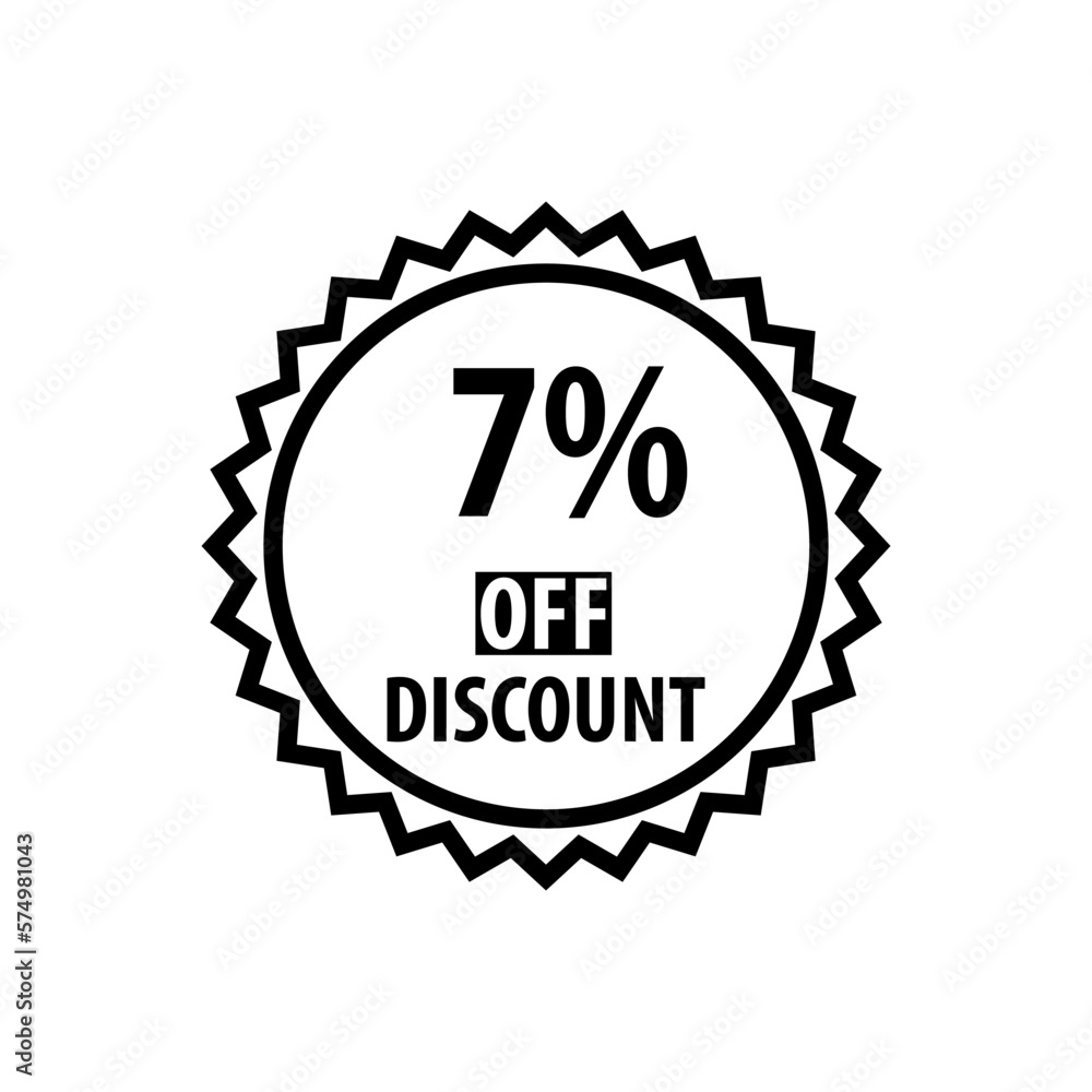 25% off discount stamp icon vector logo design template 25% off discount stamp icon vector logo design template
