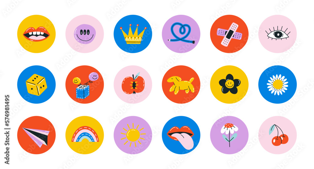 Groovy hippie 70s set. Funny cartoon flower, rainbow, peace, Love, heart, daisy, mushroom etc. Sticker pack in trendy retro psychedelic cartoon style. Isolated vector illustration. Flower power. Groovy hippie 70s set. Funny cartoon flower, rainbow, peace, Love, heart, daisy, mushroom etc. Sticker pack in trendy retro psychedelic cartoon style. Isolated vector illustration. Flower power.