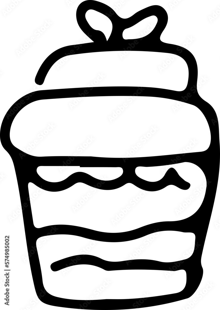 Cupcake, doodle Cupcake, doodle
