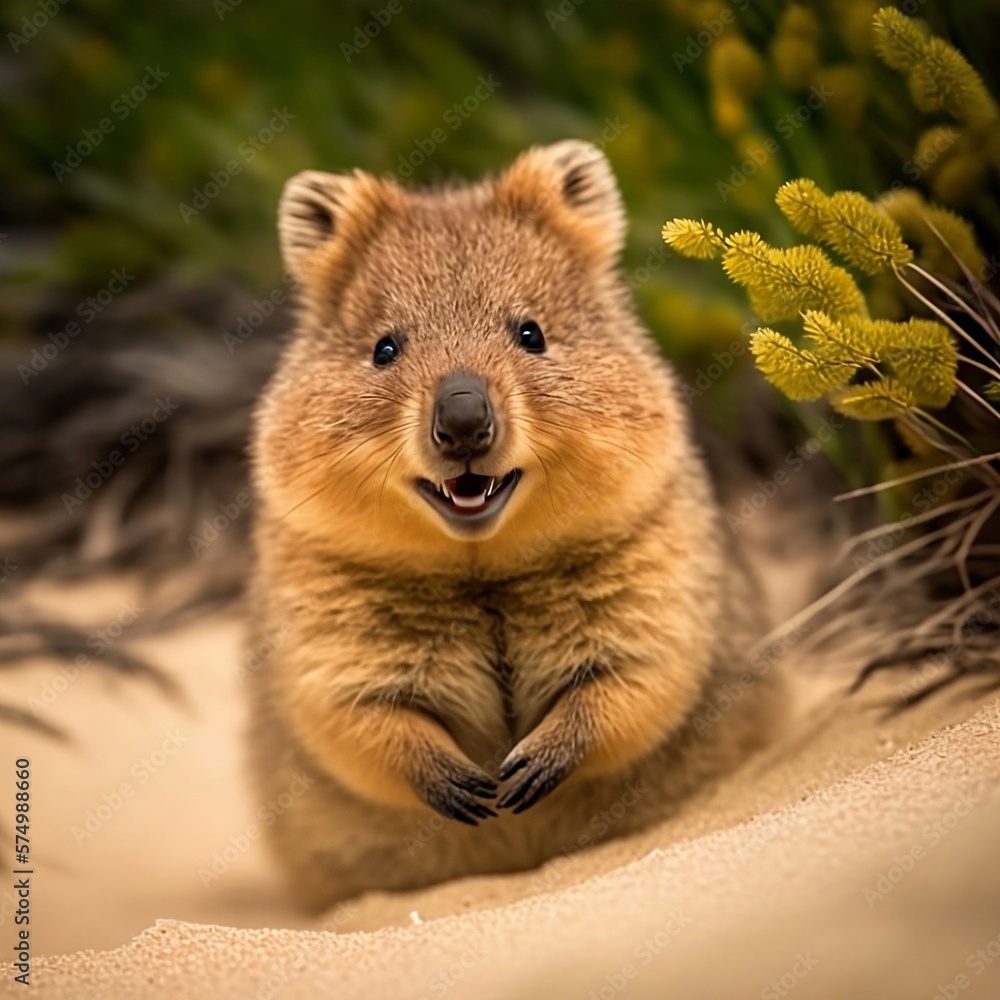 Obraz premium Quokka smiling