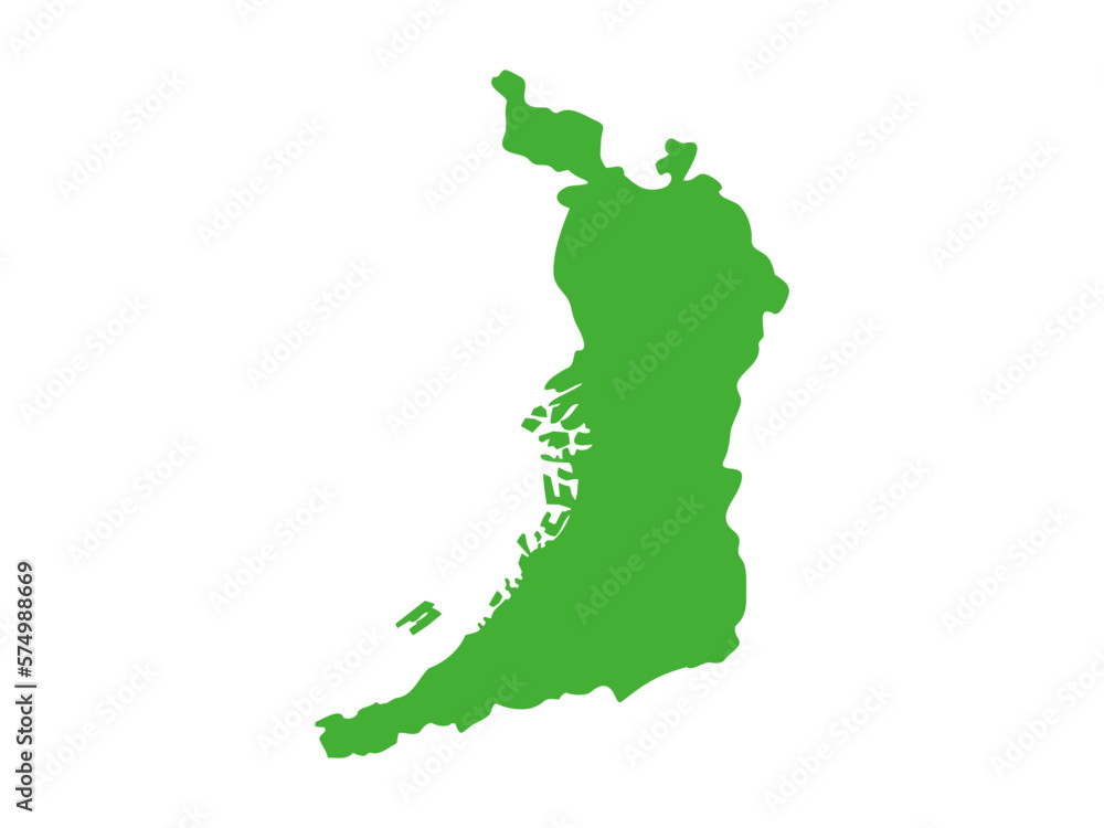 Fototapeta premium 大阪の形