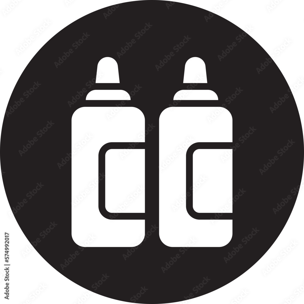 Sauce Bottle glyph icon Sauce Bottle glyph icon