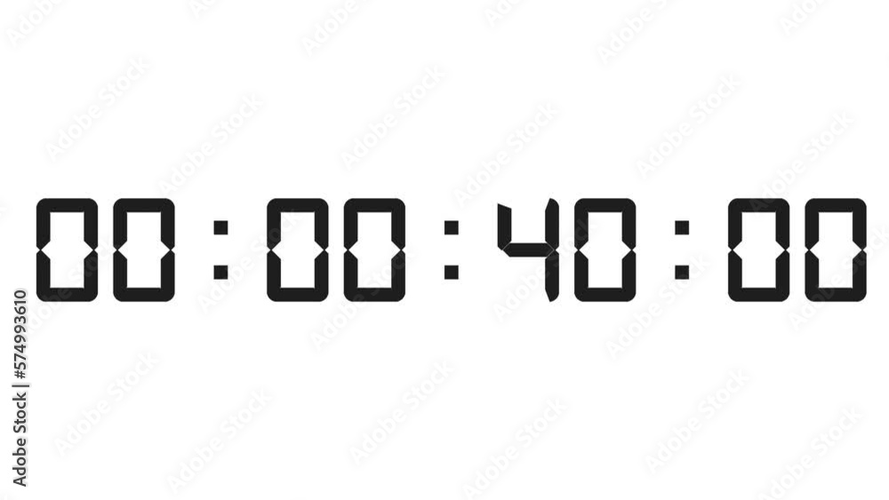 digital number countdown digital number countdown