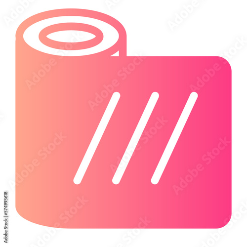 plastic wrap gradient icon