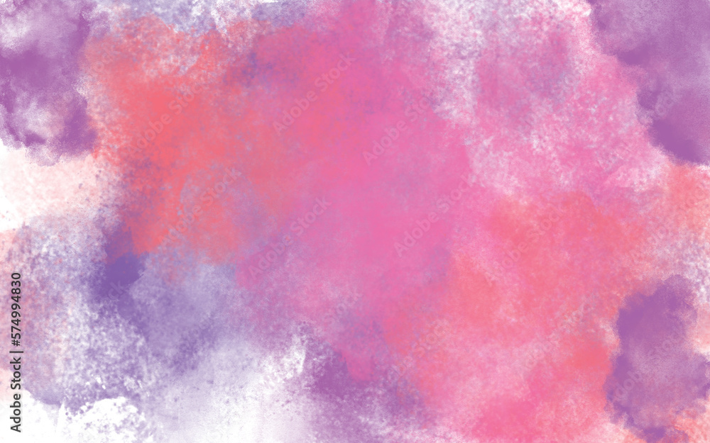 Abstract pink watercolor background 