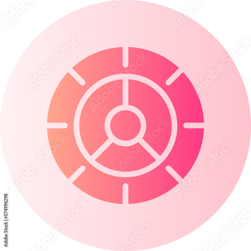 plate gradient icon