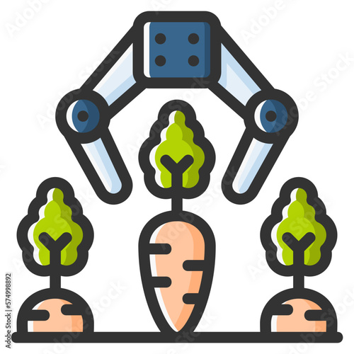 conveyor icon for technology, gardening, farming, industry, agriculture and internet of think