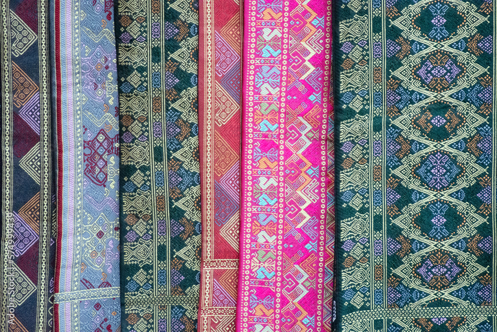 thai silk background thai silk background